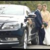 wedding day arrival in black car transportation in washington dc